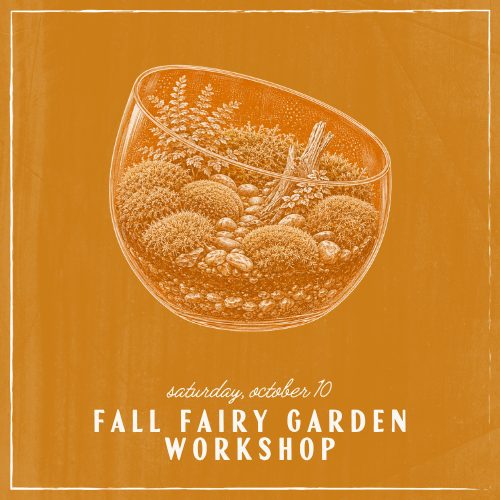 Fall Fairy Garden Workshop - Oct 10